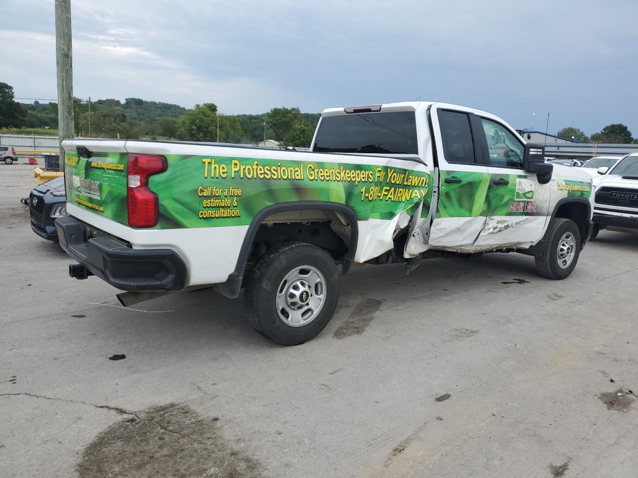 2022 CHEVROLET SILVERADO C2500 HEAVY DUTY VIN:1GC5WLE71NF157245