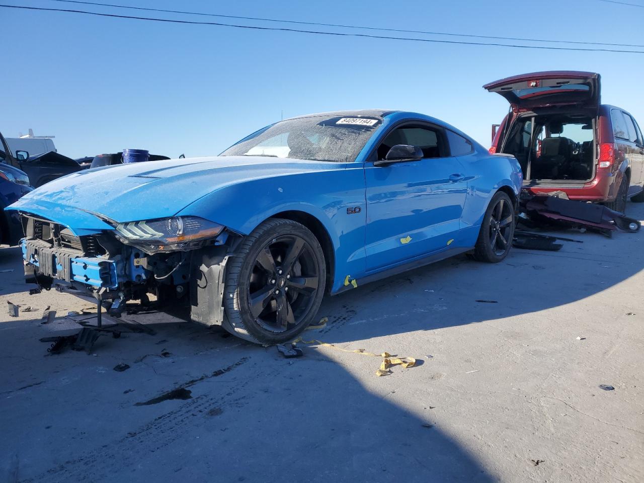 2022 FORD MUSTANG GT VIN:1FA6P8CFXN5109649