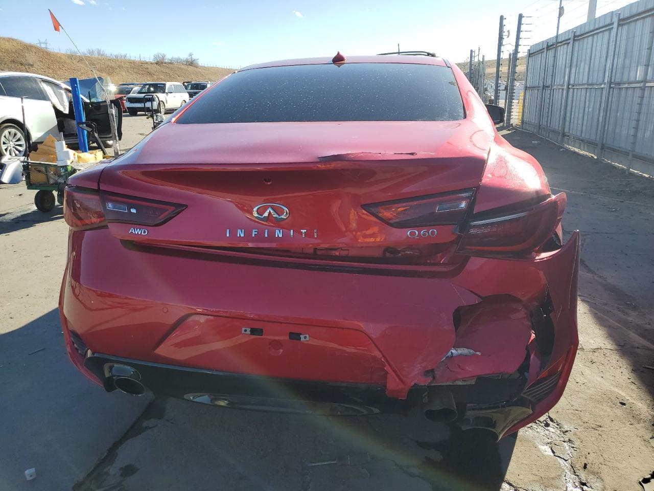 2022 INFINITI Q60 LUXE VIN:JN1EV7KLXNM630215