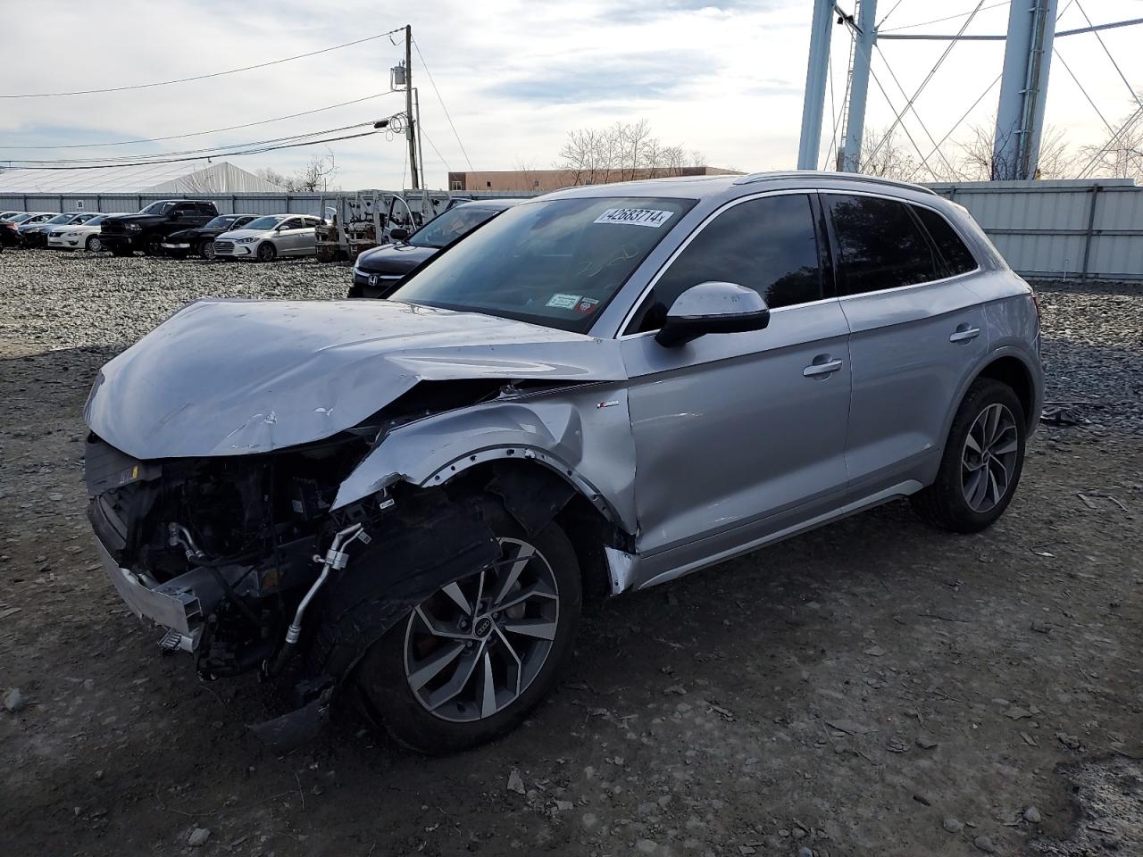 2022 AUDI Q5 PREMIUM PLUS 45 VIN:WA1EAAFY7N2084569