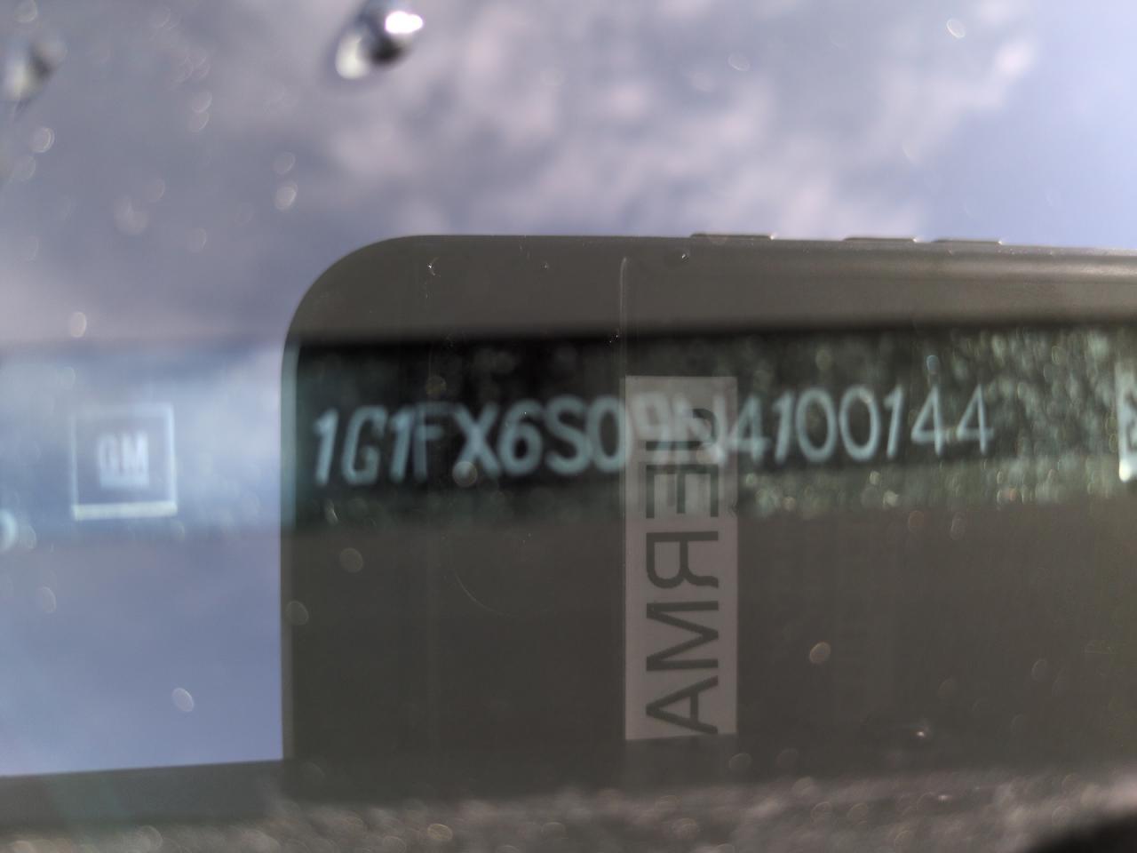 2022 CHEVROLET BOLT EV 2LT VIN:1G1FX6S09N4100144