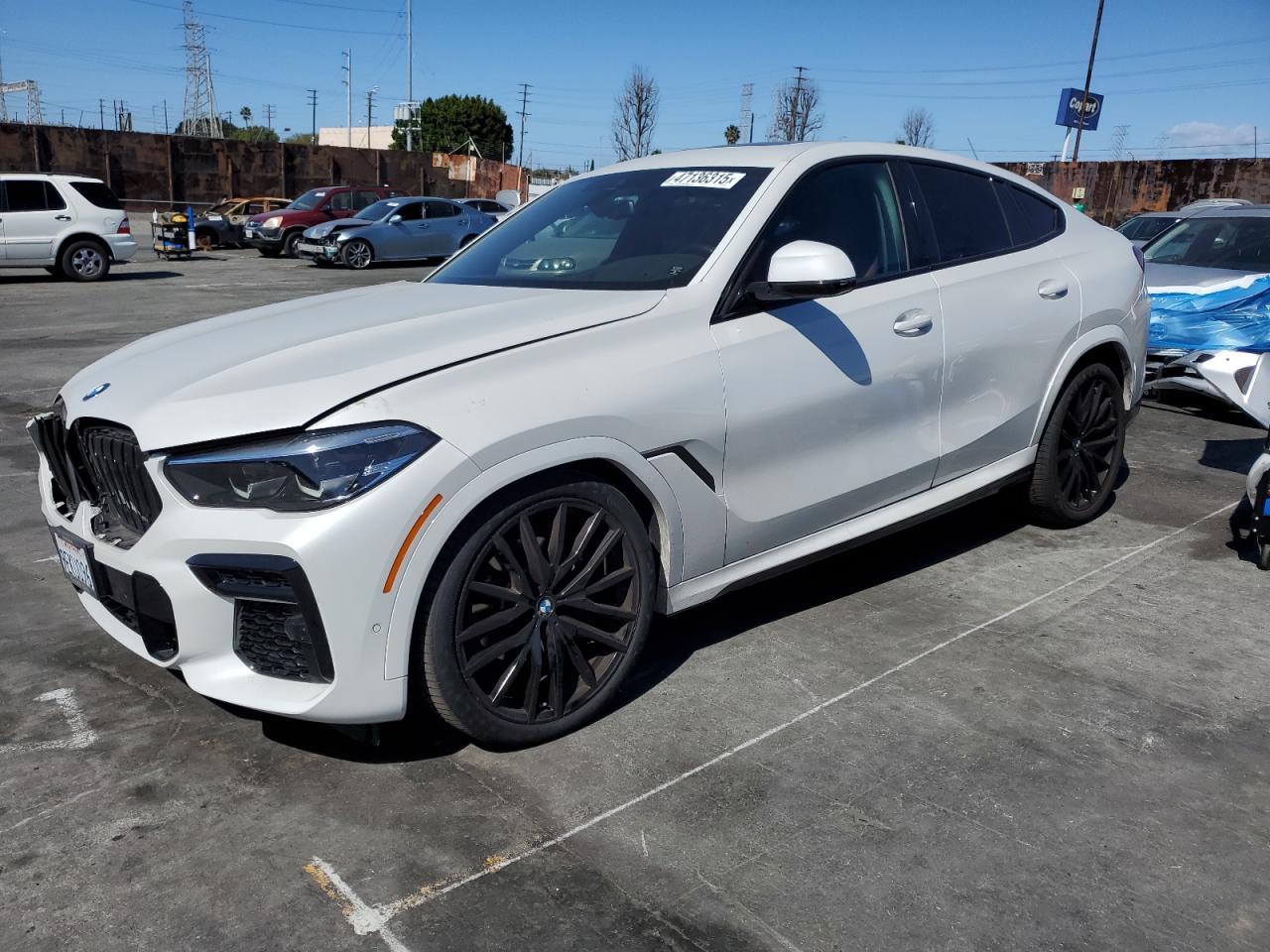 2022 BMW X6 XDRIVE40I VIN:5UXCY6C09N9J07361