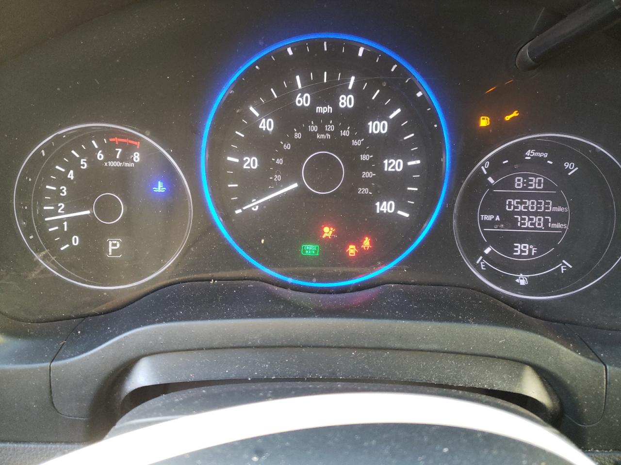 2022 HONDA HR-V SPORT VIN:3CZRU6H11NM724791
