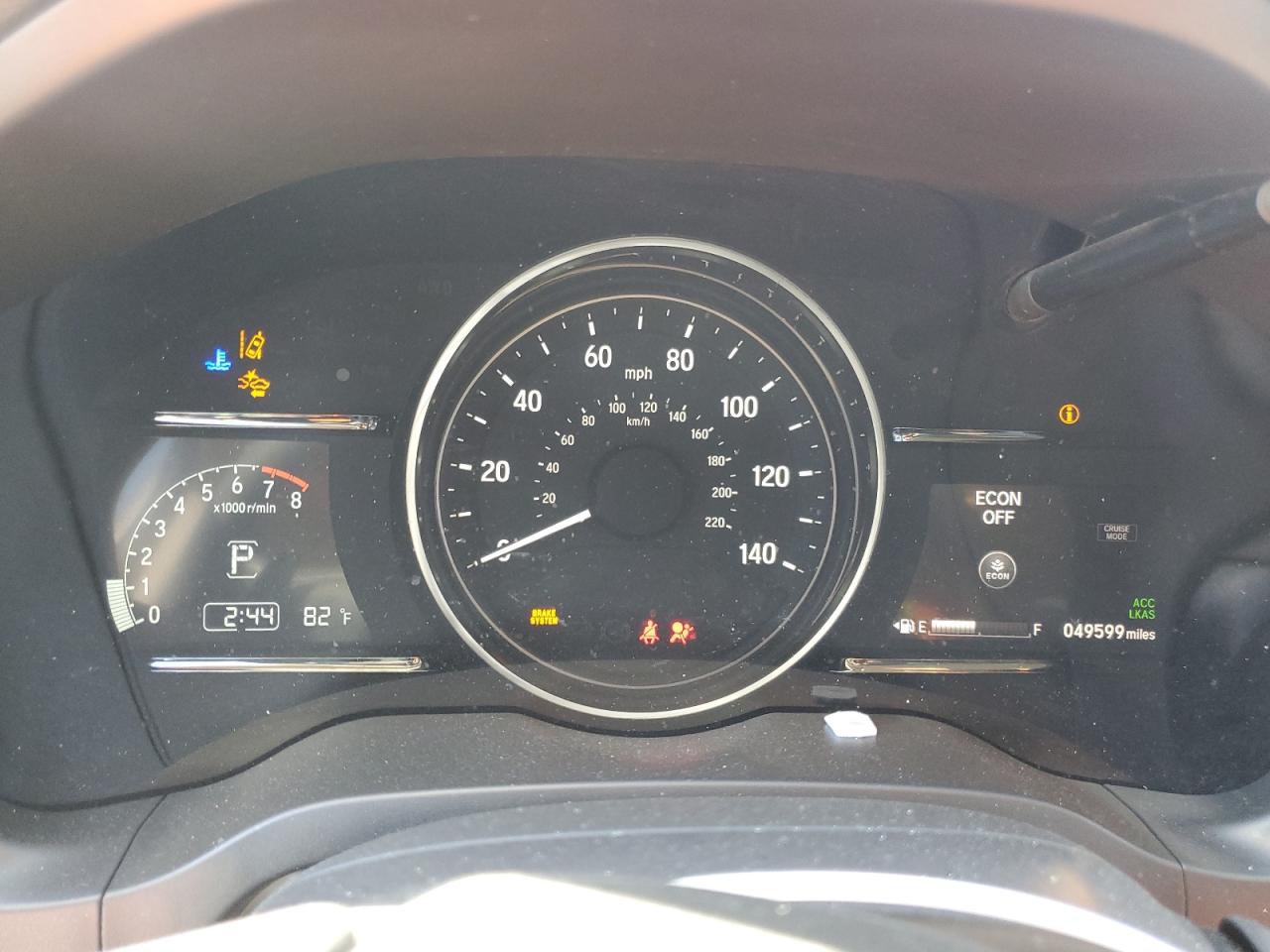 2022 HONDA HR-V EX VIN:3CZRU5H52NM702621