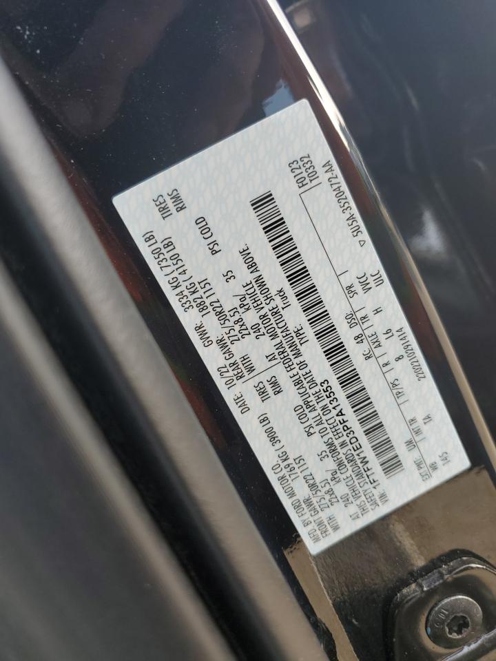 2023 FORD F150 SUPERCREW VIN:1FTFW1ED3PFA13553