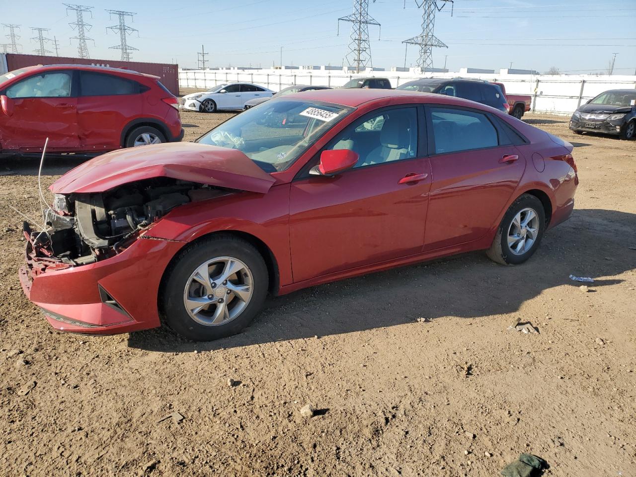 2022 HYUNDAI ELANTRA SE VIN:KMHLL4AG3NU325079