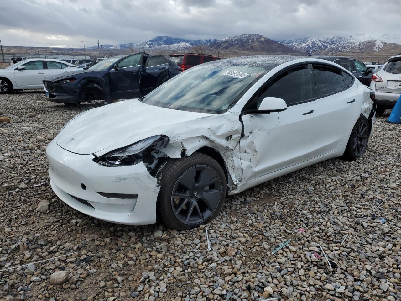 2022 TESLA MODEL 3  VIN:5YJ3E1EB9NF207087