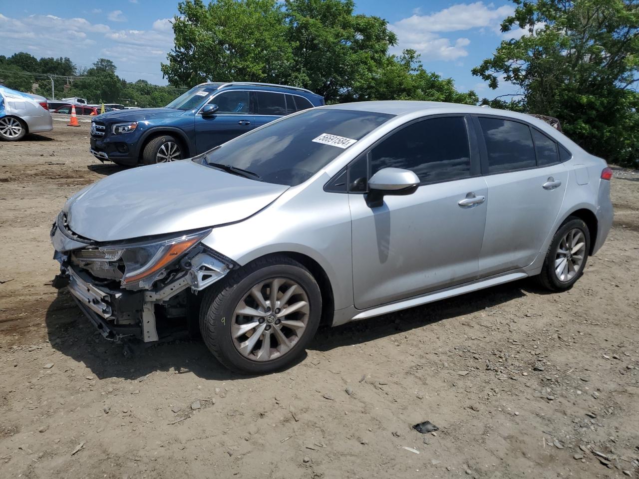 2022 TOYOTA COROLLA LE VIN:JTDVPMAE7NJ207599