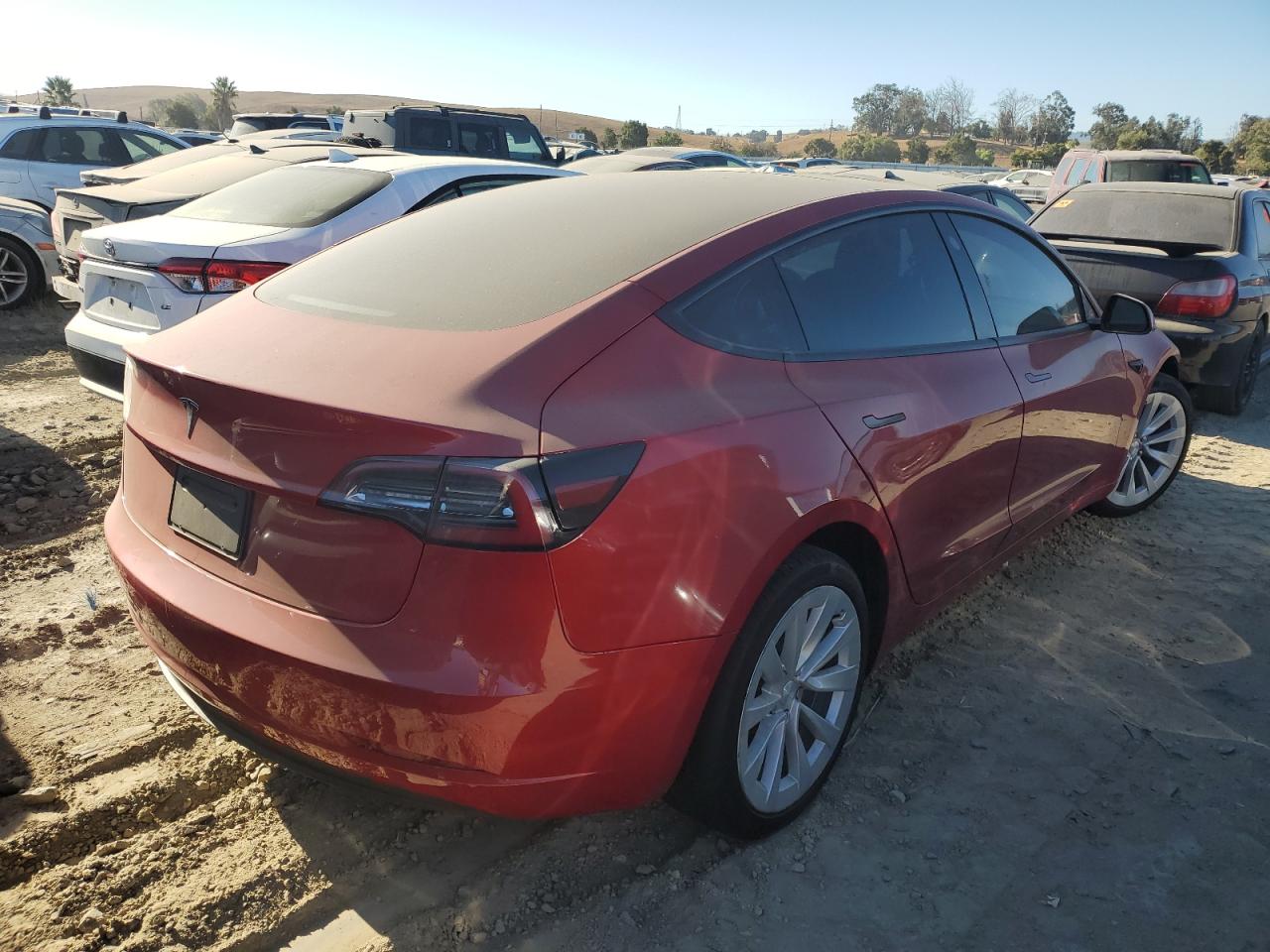 2022 TESLA MODEL 3  VIN:5YJ3E1EB6NF134566