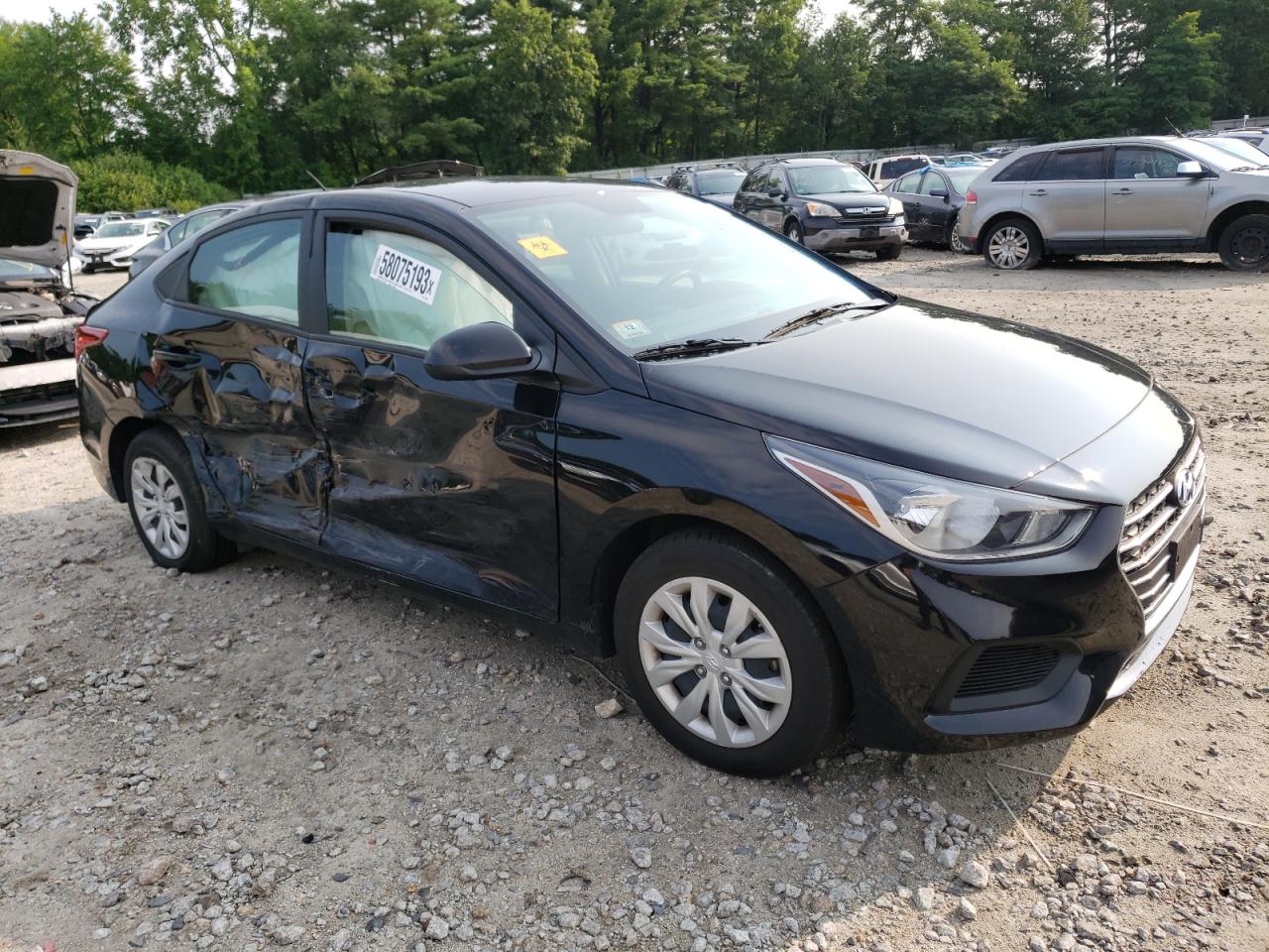 2022 HYUNDAI ACCENT SE VIN:3KPC24A67NE158108