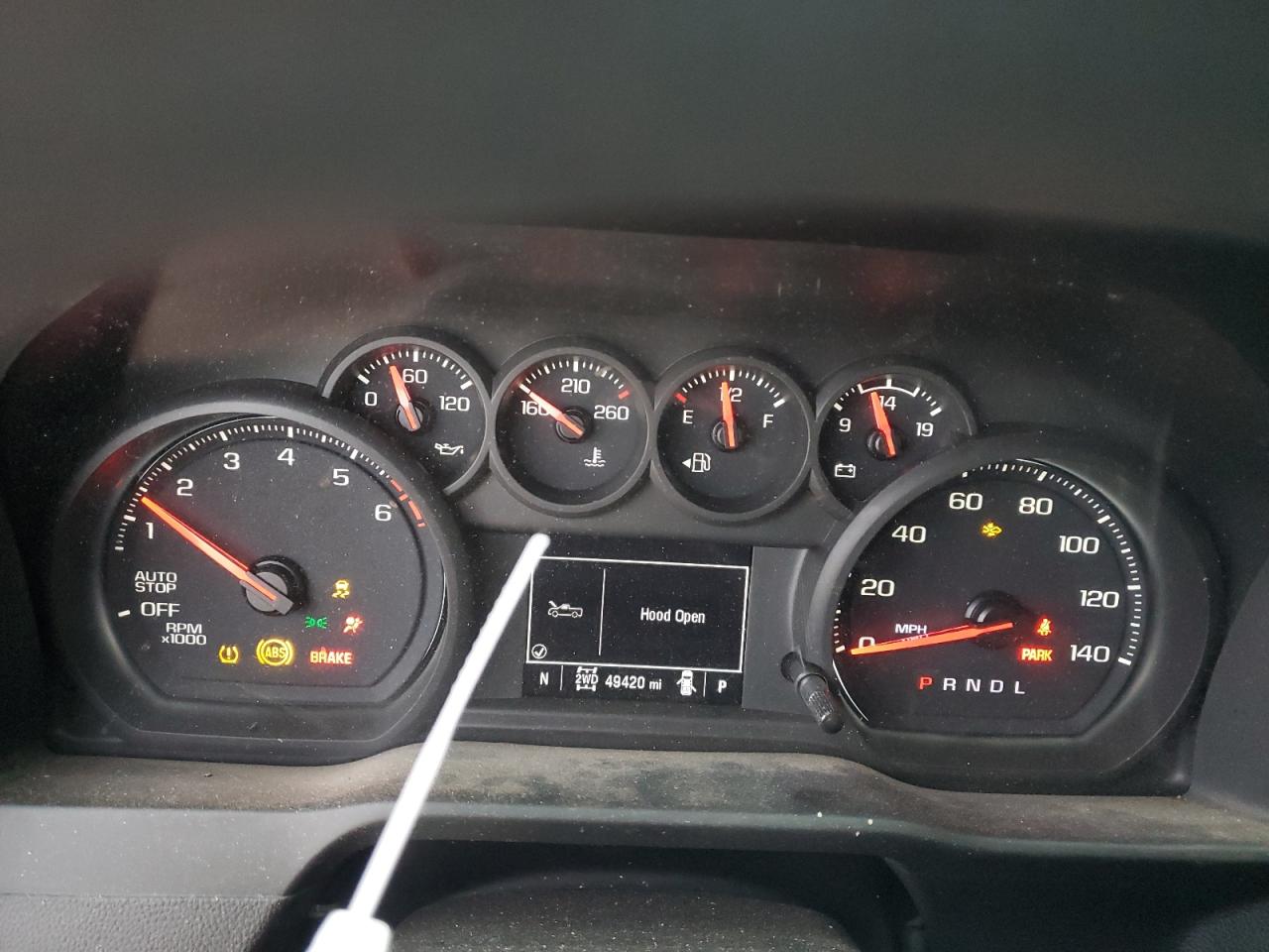 2022 CHEVROLET SILVERADO K1500 CUSTOM VIN:1GCPDBEK5NZ528208