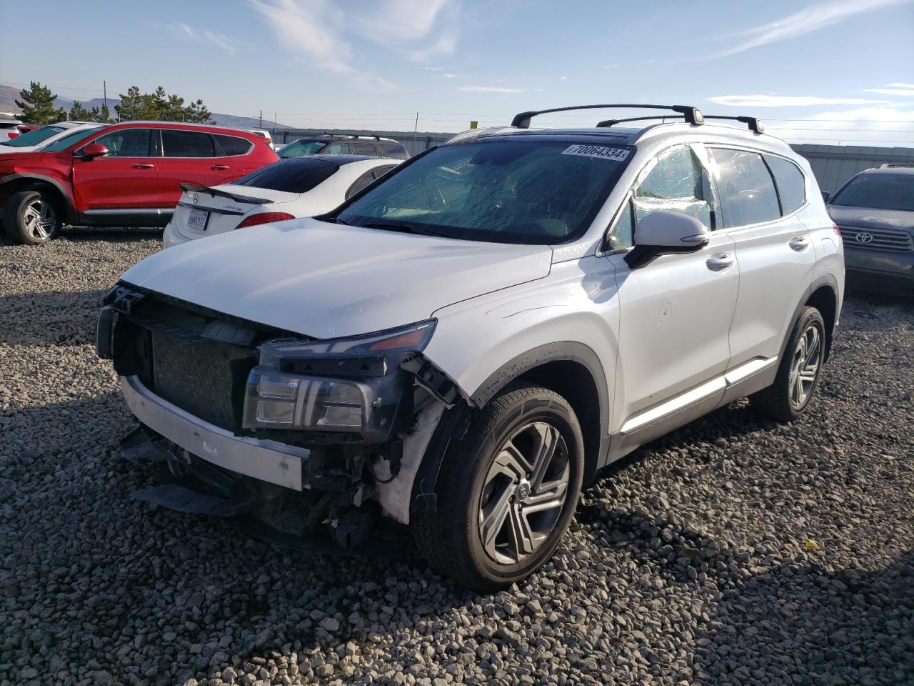 2022 HYUNDAI SANTA FE SEL VIN:5NMS3DAJ9NH459114