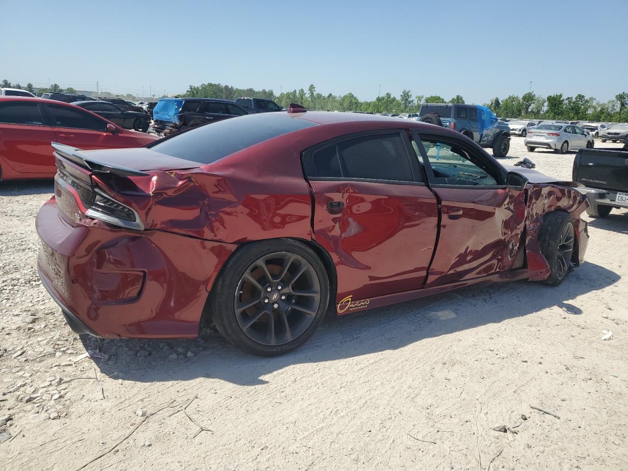 2022 DODGE CHARGER SCAT PACK VIN:2C3CDXGJ6NH209467