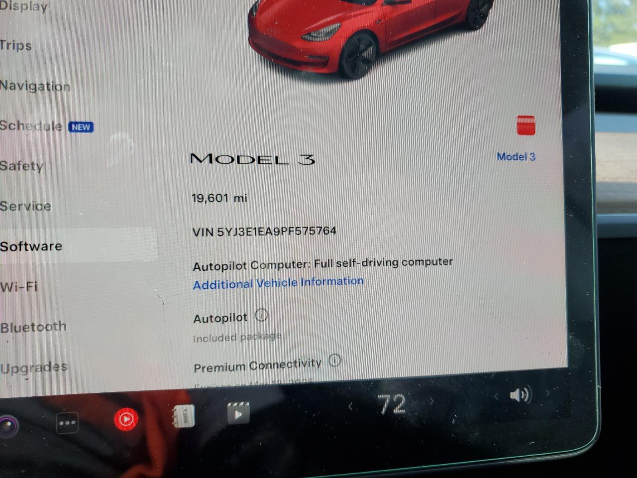 2023 TESLA MODEL 3  VIN:5YJ3E1EA9PF575764