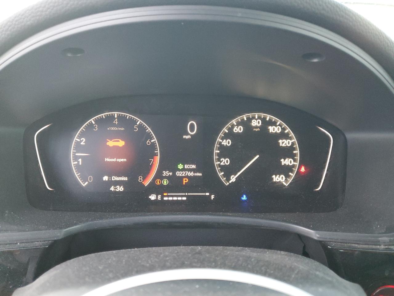2022 HONDA CIVIC SPORT VIN:2HGFE2F56NH541259