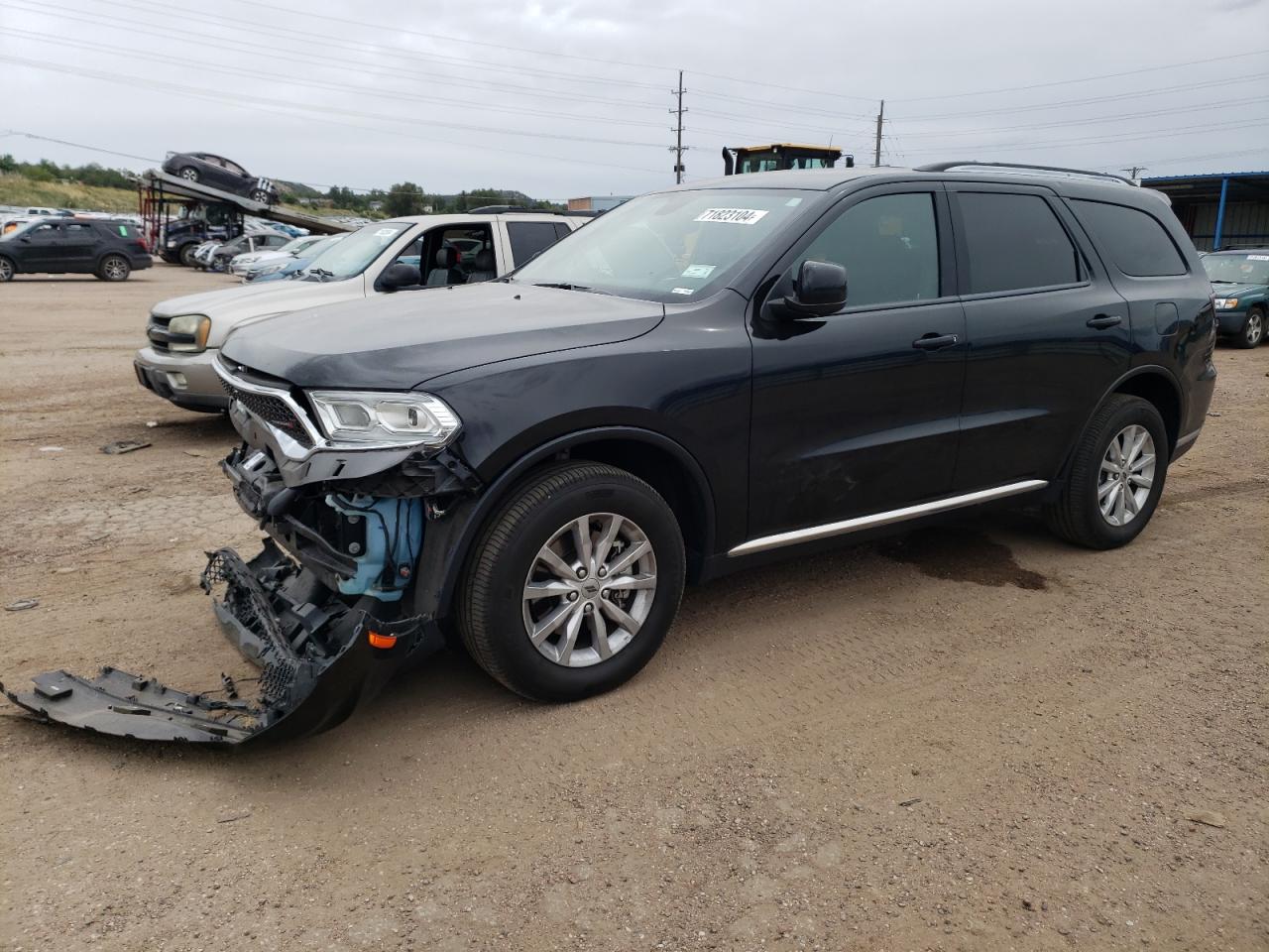 2022 DODGE DURANGO SXT VIN:1C4RDJAG1NC224736