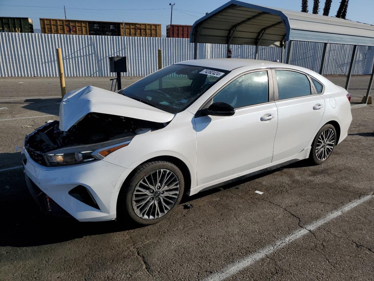 2022 KIA FORTE GT LINE VIN:3KPF54AD1NE480195