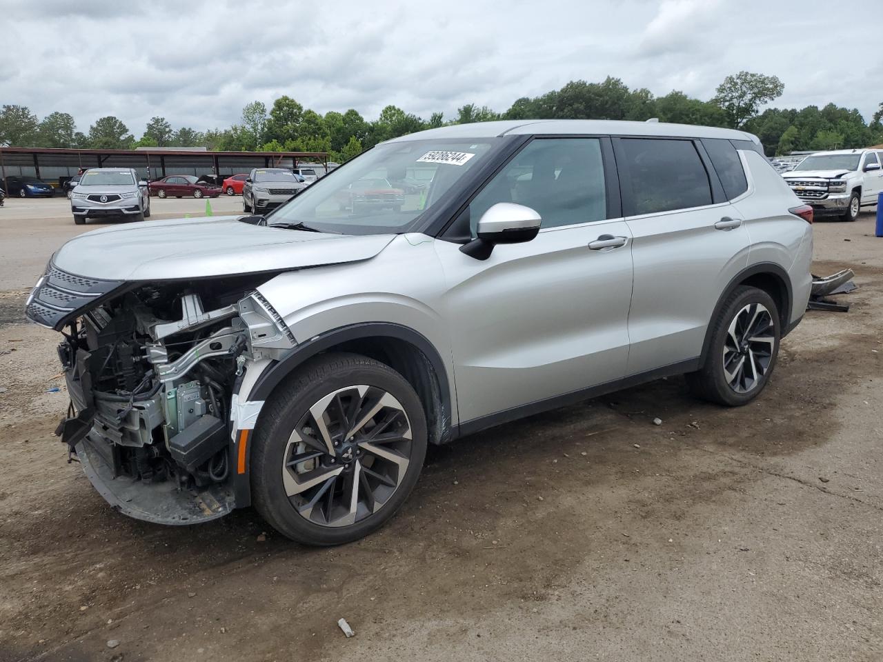 2022 MITSUBISHI OUTLANDER ES VIN:JA4J4TA89NZ046731