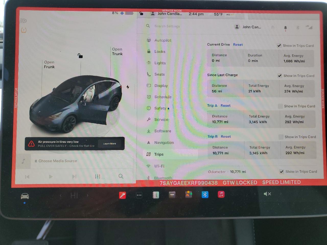 2024 TESLA MODEL Y  VIN:7SAYGAEEXRF990438