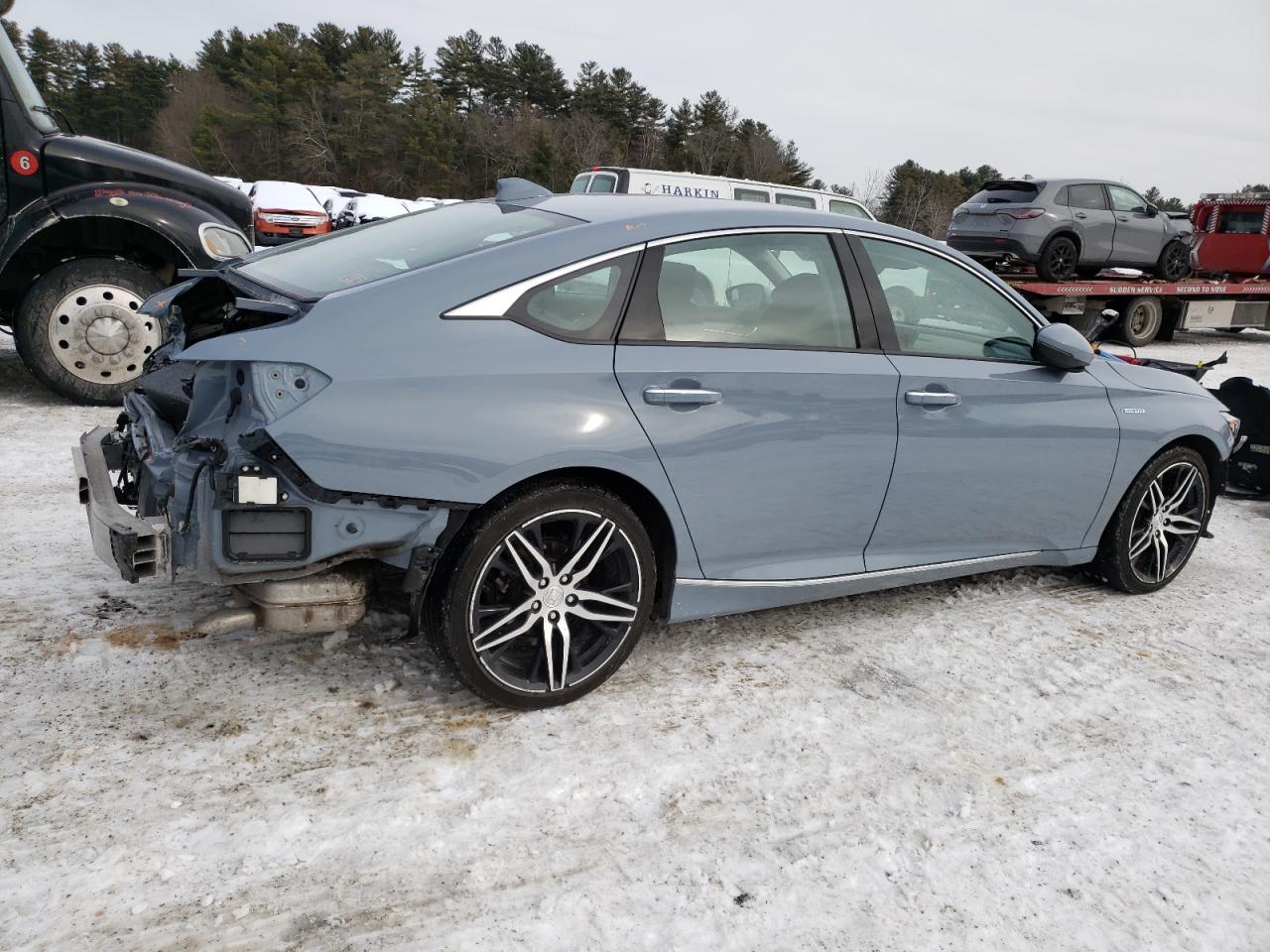 2022 HONDA ACCORD TOURING HYBRID VIN:1HGCV3F91NA027295