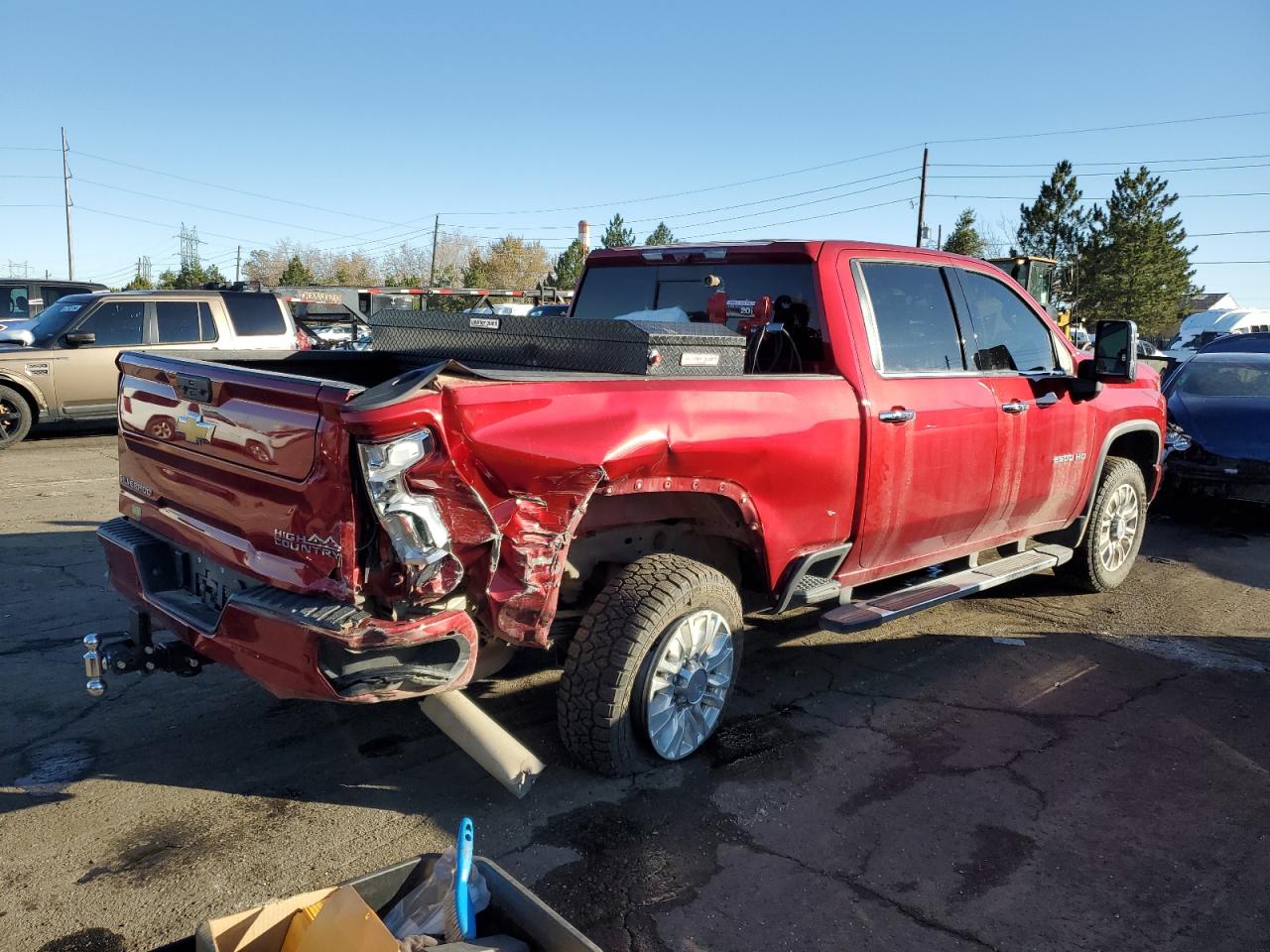 2022 CHEVROLET SILVERADO K2500 HIGH COUNTRY VIN:1GC4YREY2NF278576