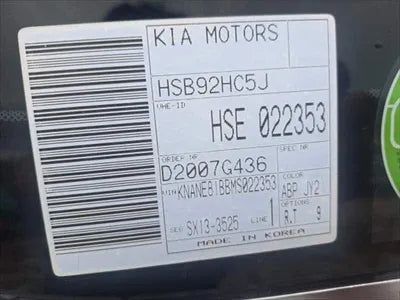 2020 Kia Carnival KNANE81BBMS022353 VIN:KNANE81BBMS022353