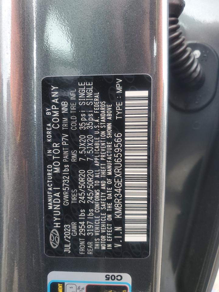 2024 HYUNDAI PALISADE XRT VIN:KM8R34GEXRU659566