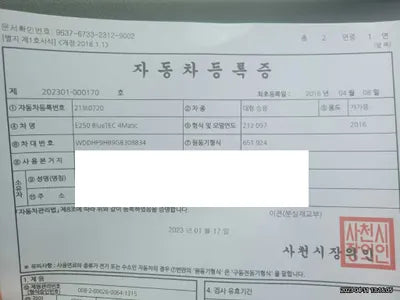 2016 Mercedes-Benz E 250 WDDHF9HB9GB308834 VIN:WDDHF9HB9GB308834