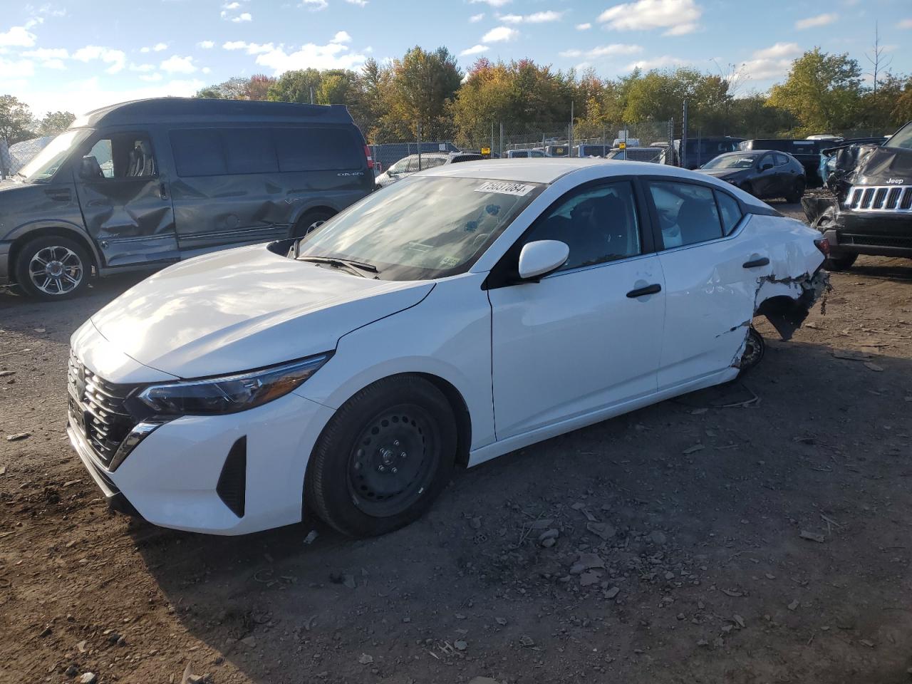 2024 NISSAN SENTRA S VIN:3N1AB8BVXRY217857