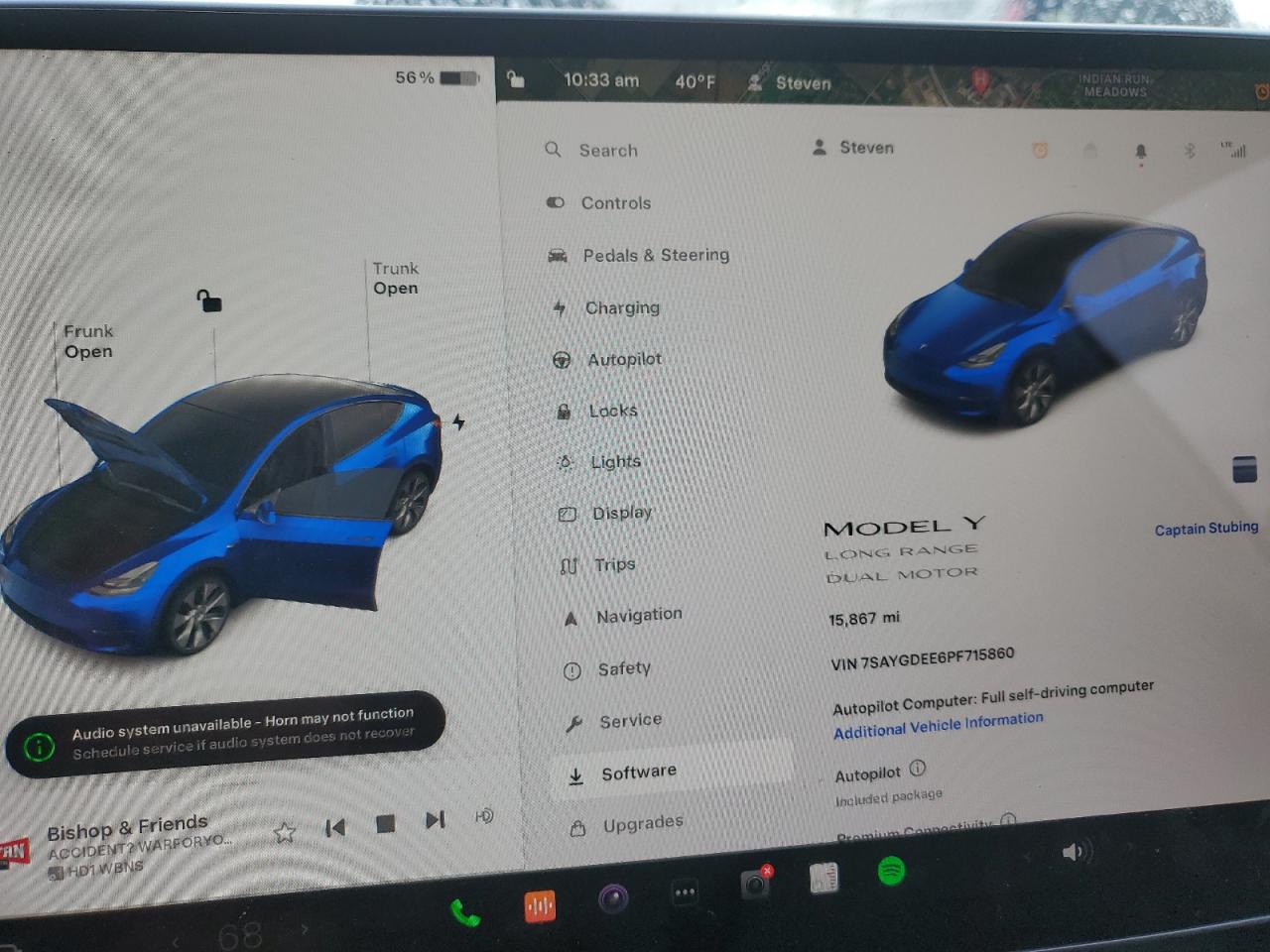 2023 TESLA MODEL Y  VIN:7SAYGDEE6PF715860