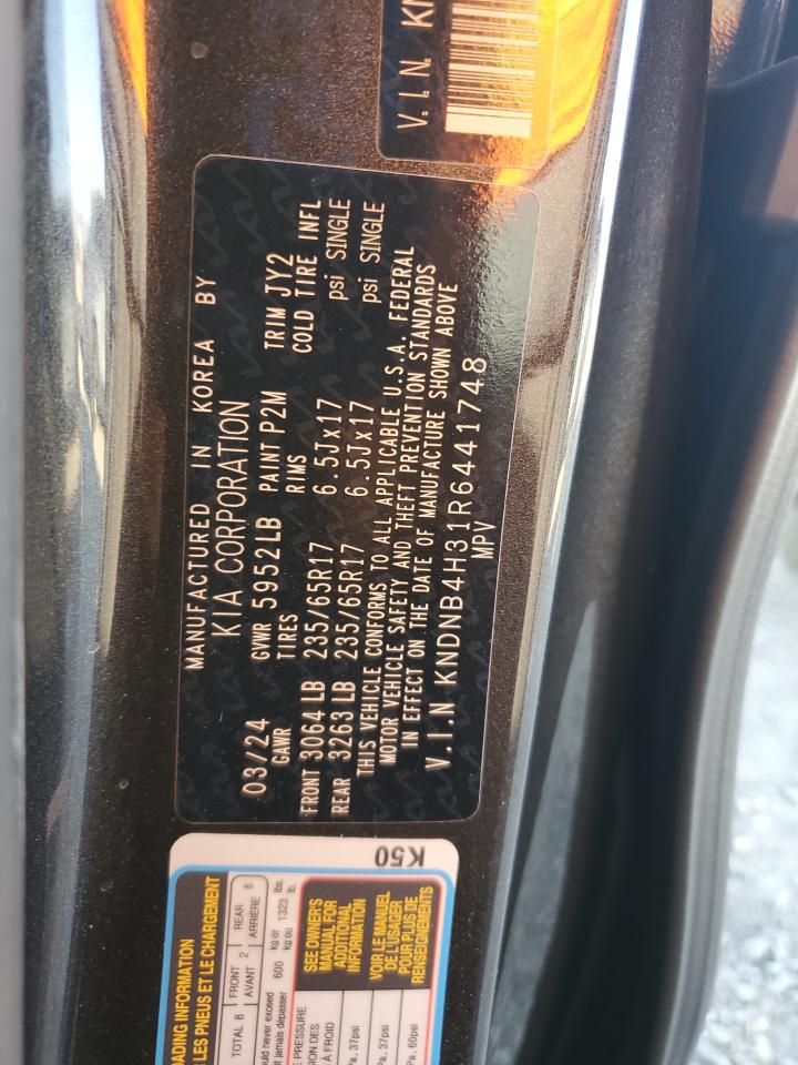 2024 KIA CARNIVAL LX VIN:KNDNB4H31R6441748