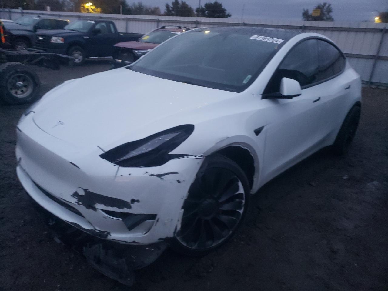 2022 TESLA MODEL Y  VIN:7SAYGDEF2NF406490