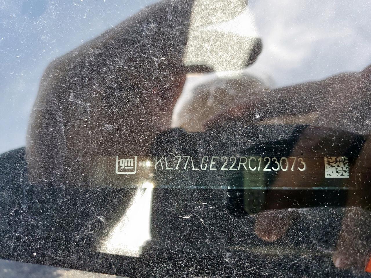 2024 CHEVROLET TRAX 1RS VIN:KL77LGE22RC123073