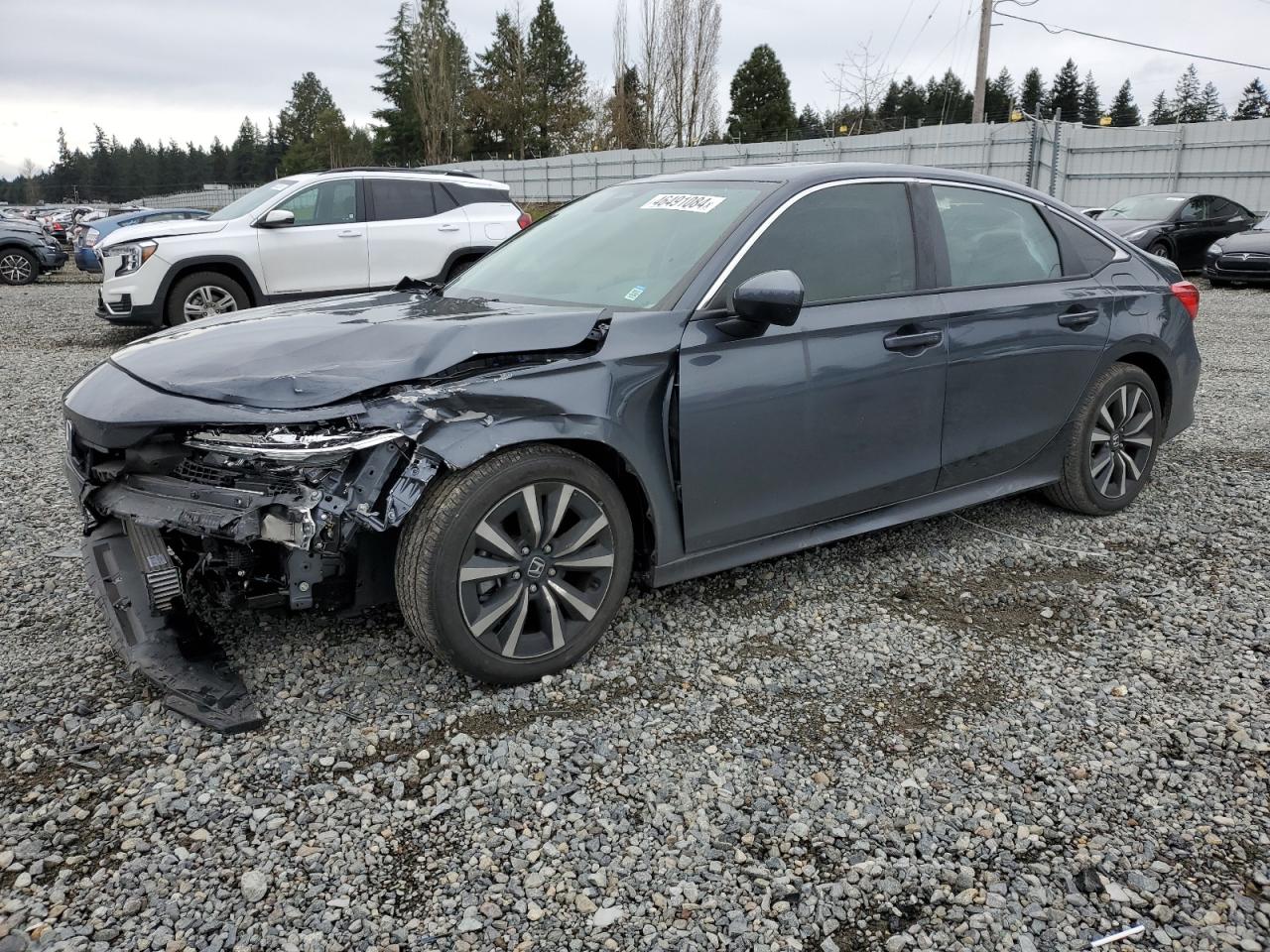 2022 HONDA CIVIC EX VIN:JHMFE1F71NX008837