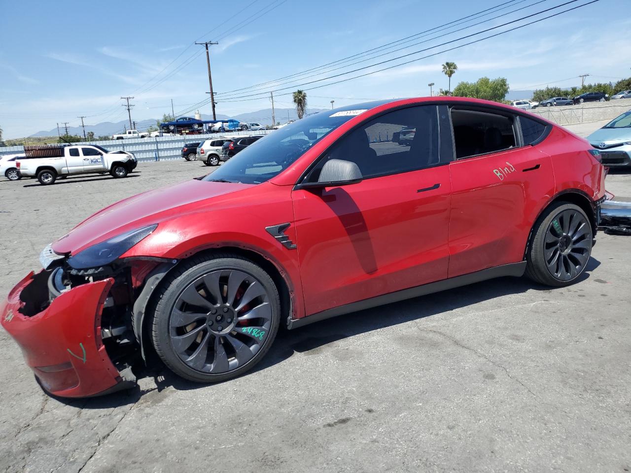 2022 TESLA MODEL Y  VIN:7SAYGDEFXNF354932