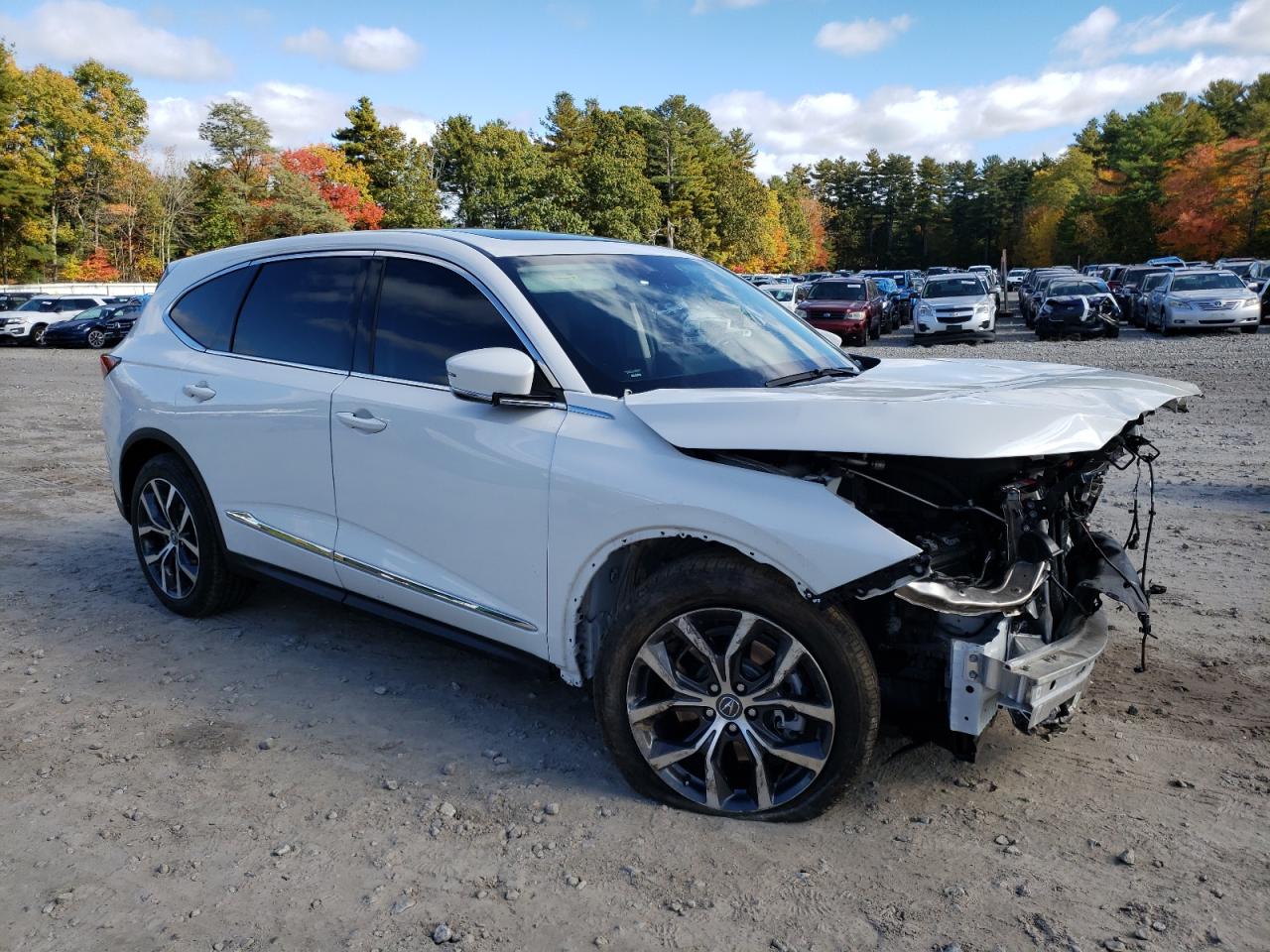 2022 ACURA MDX TECHNOLOGY VIN:5J8YD9H40NL001708