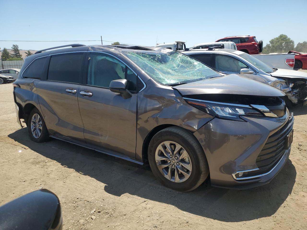 2022 TOYOTA SIENNA XLE VIN:WP0AA2A8XNS255297