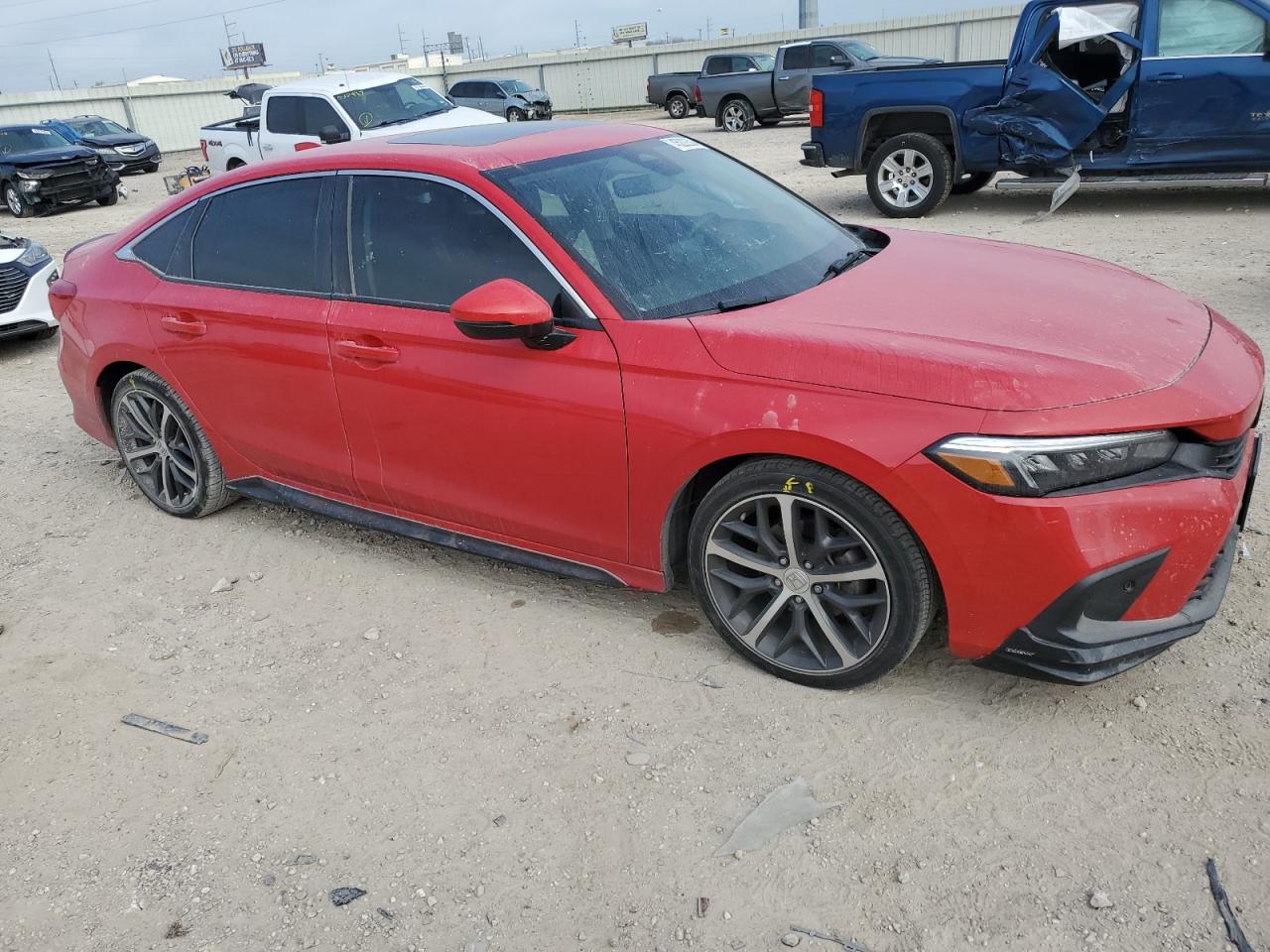 2022 HONDA CIVIC TOURING VIN:2HGFE1F97NH307953
