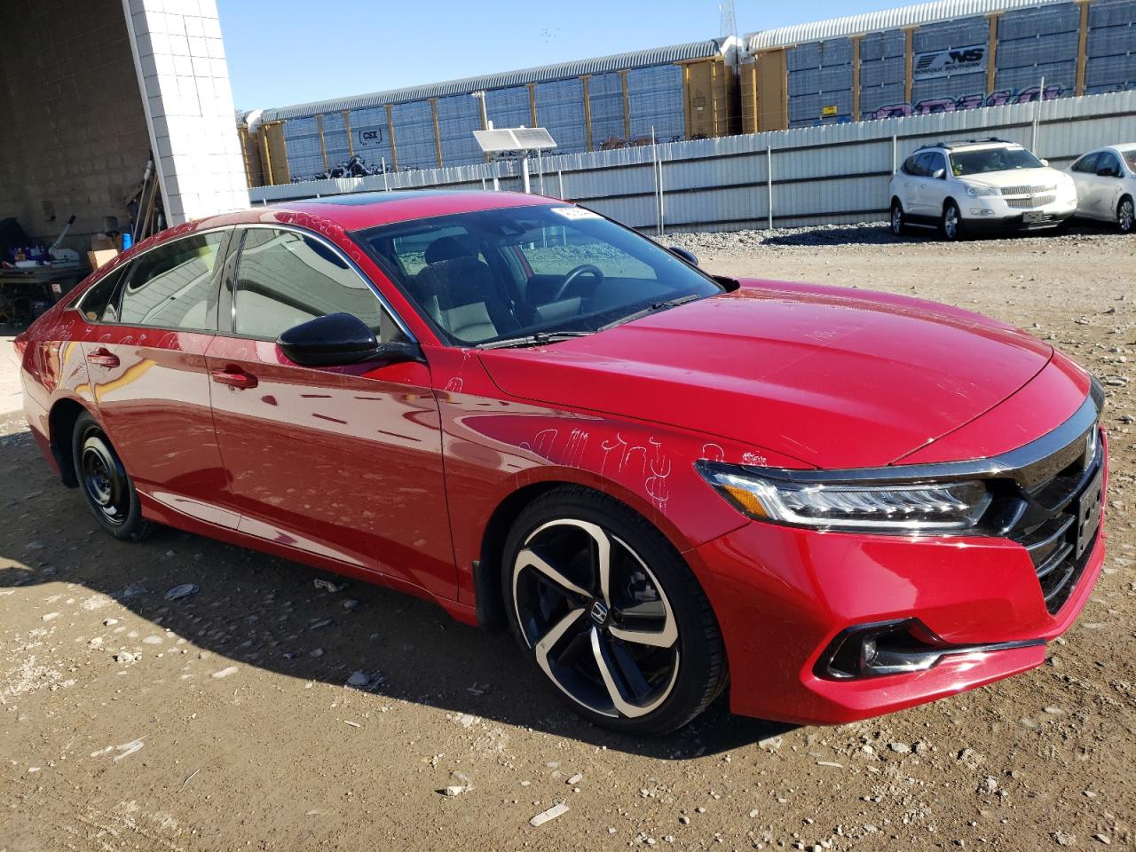 2022 HONDA ACCORD SPORT VIN:1HGCV2F35NA005385