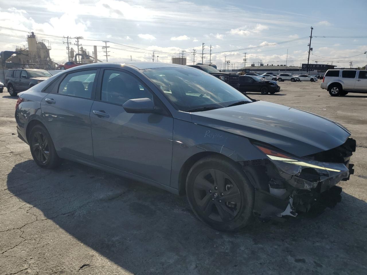 2022 HYUNDAI ELANTRA SEL VIN:KMHLM4AG5NU284449