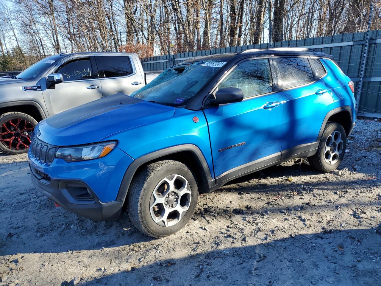 2022 JEEP COMPASS TRAILHAWK VIN:3C4NJDDB7NT126310