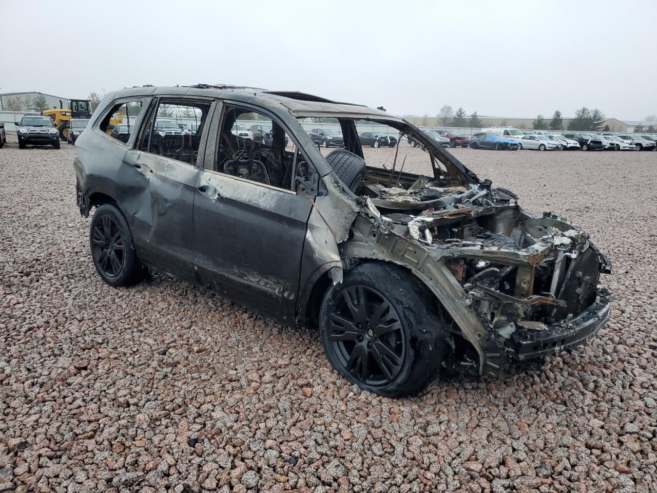 2022 HONDA PILOT BLACK VIN:5FNYF6H74NB023649