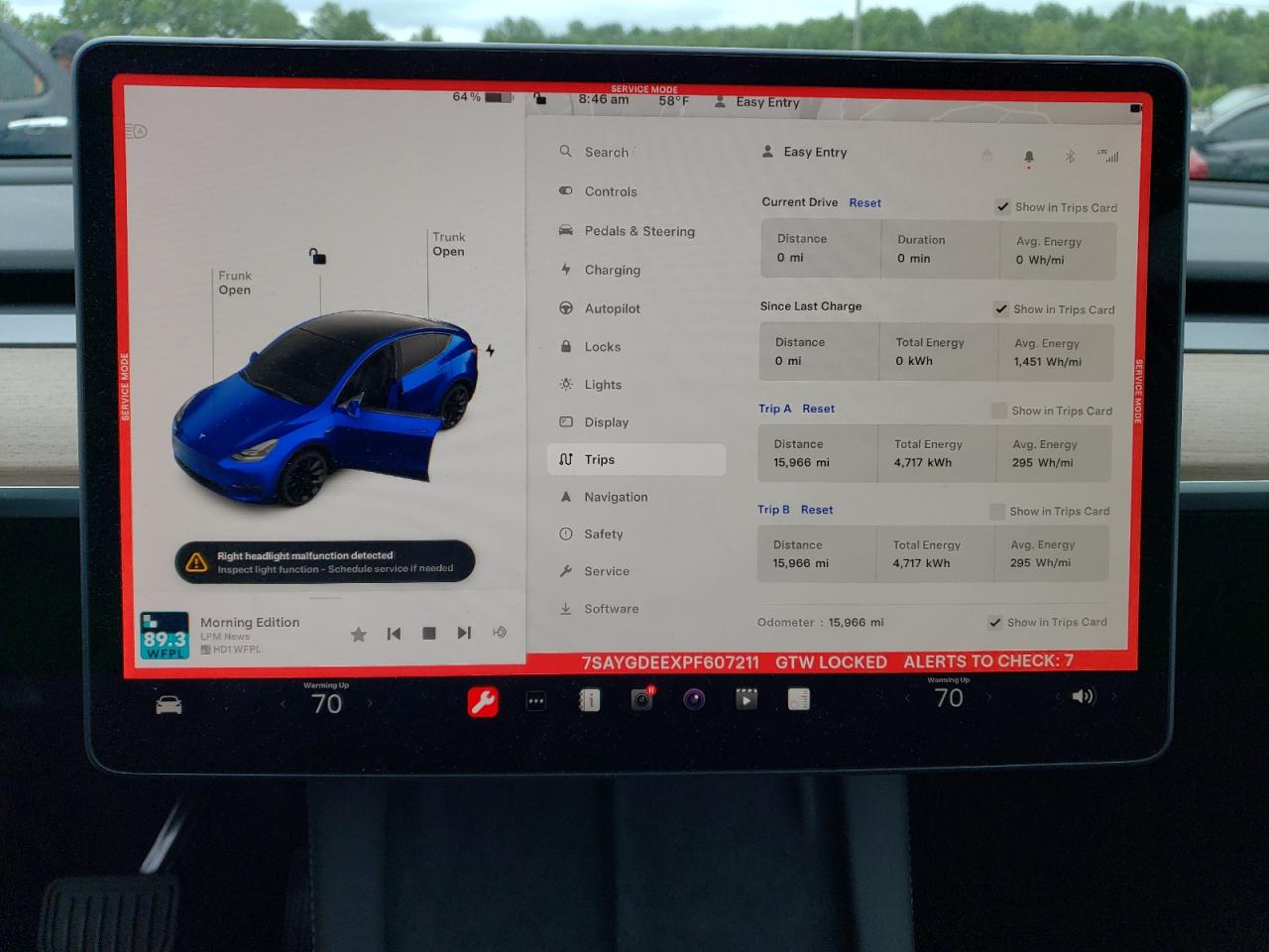 2023 TESLA MODEL Y  VIN:7SAYGDEEXPF607211