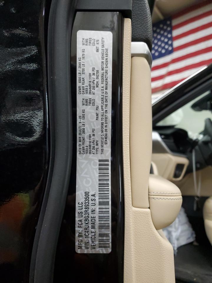 2024 JEEP GRAND CHEROKEE L LIMITED VIN:1C4RJKBG3R8933500
