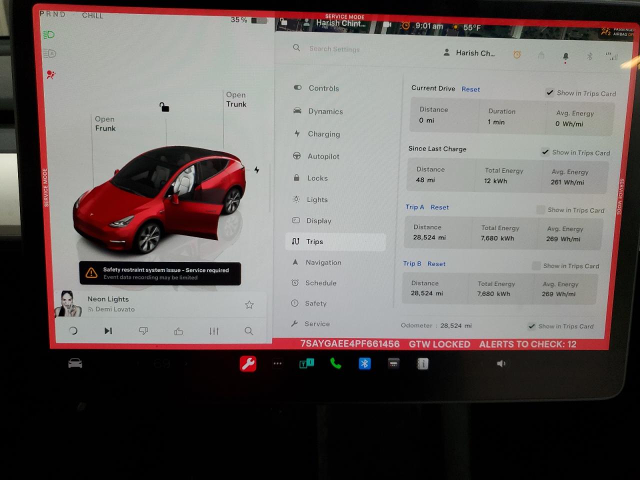 2023 TESLA MODEL Y  VIN:7SAYGAEE4PF661456