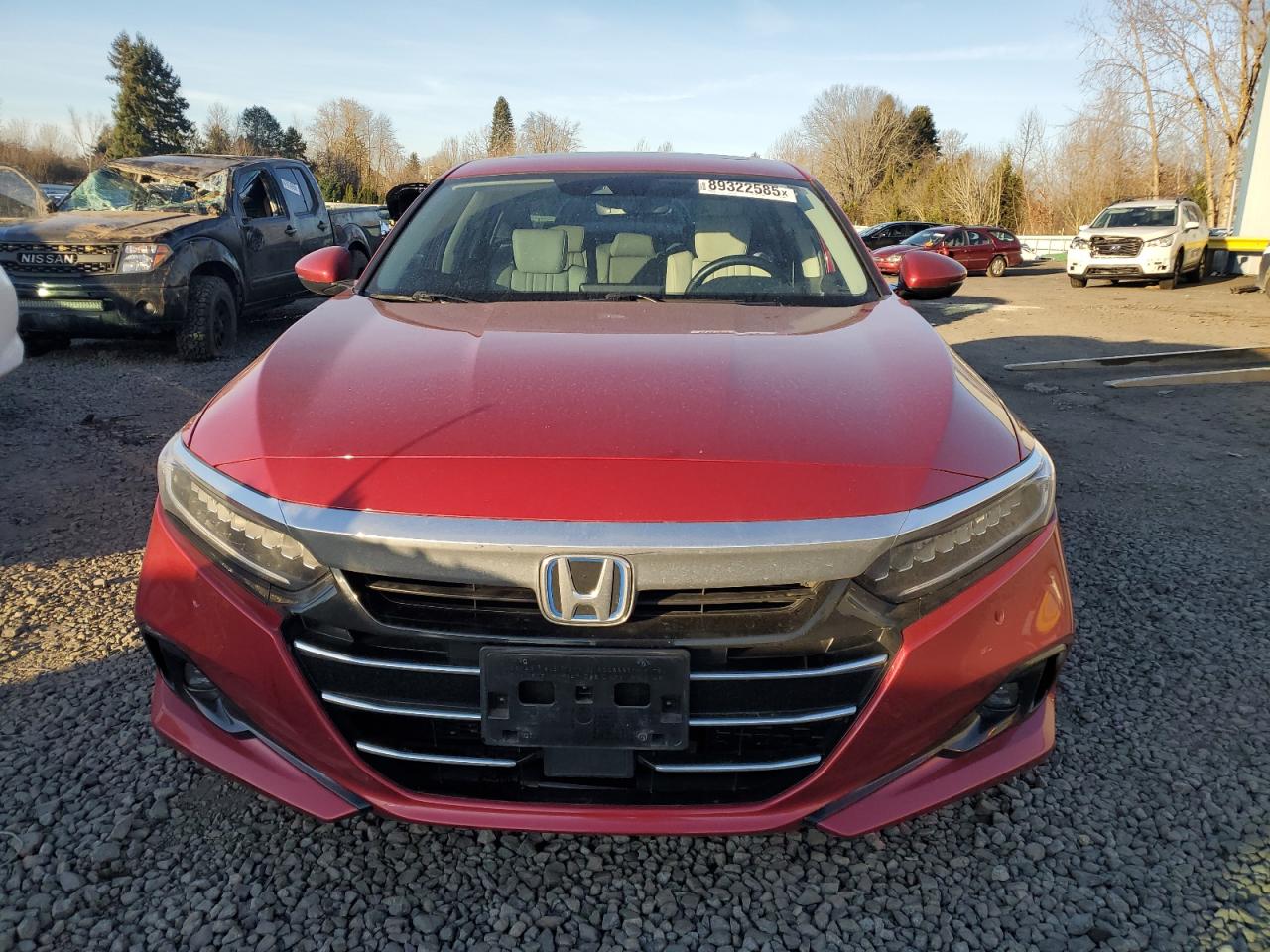 2022 HONDA ACCORD HYBRID EXL VIN:1HGCV3F5XNA025591