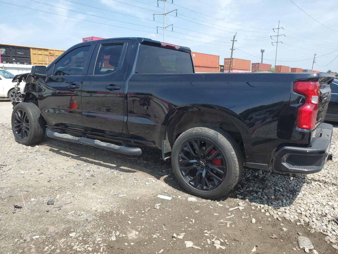 2022 CHEVROLET SILVERADO K1500 RST VIN:1GCRDEEK1NZ585936