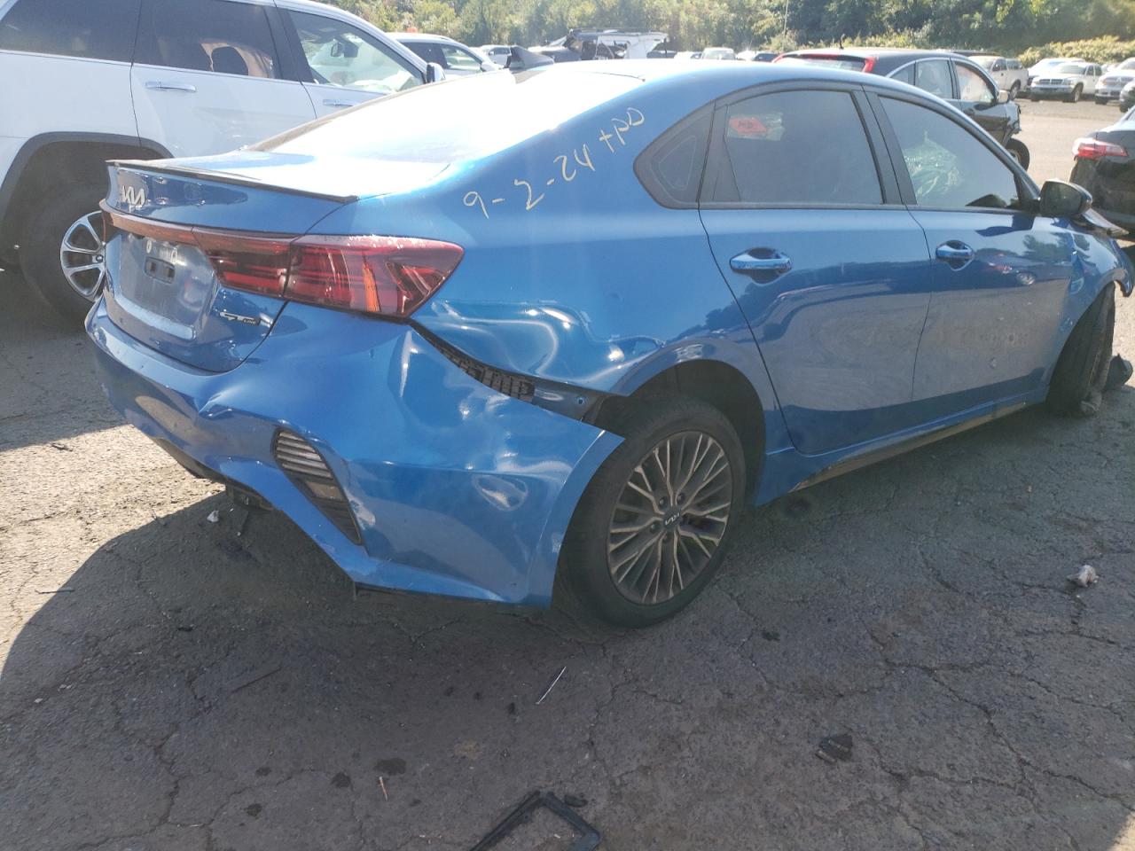 2022 KIA FORTE GT LINE VIN:3KPF54ADXNE454257