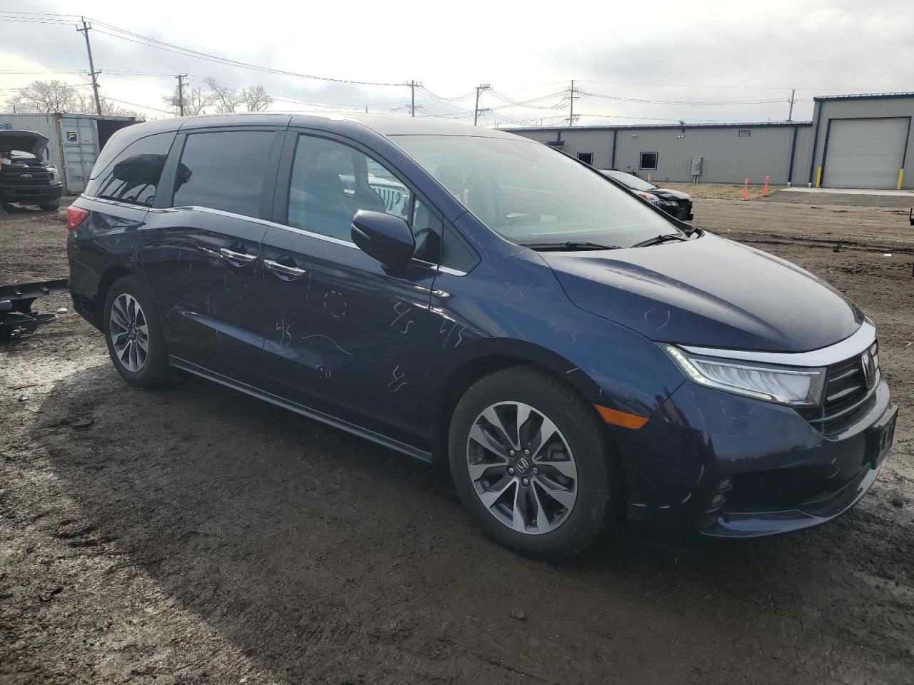 2022 HONDA ODYSSEY EXL VIN:5FNRL6H71NB021161