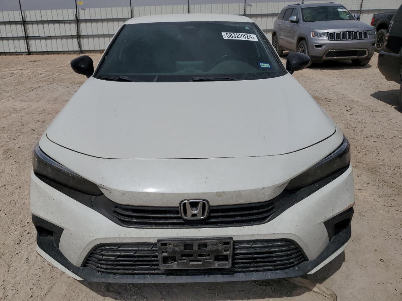 2022 HONDA CIVIC SPORT VIN:2HGFE2F58NH502348